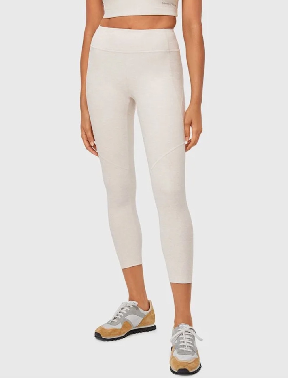 OG outdoor voices warmup leggings in oat heather size medium